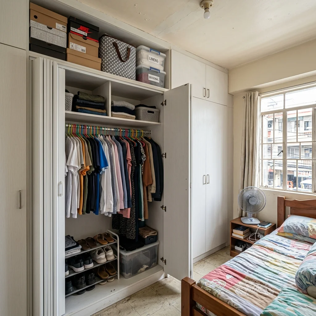Wardrobe cabinets Manila — custom built-in wardrobe